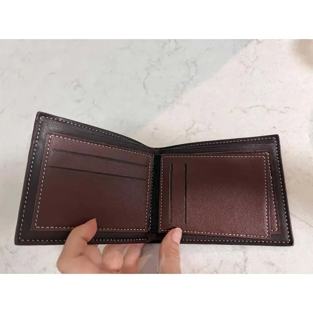 YAMEILI STYLE Men's Retro Bifold Leather Wallet